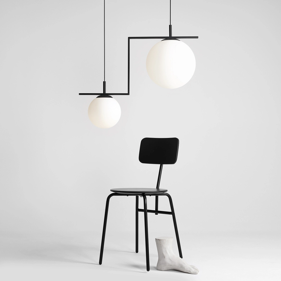 Lampa wisząca ZAC 2 black 1038H1_2 ALDEX