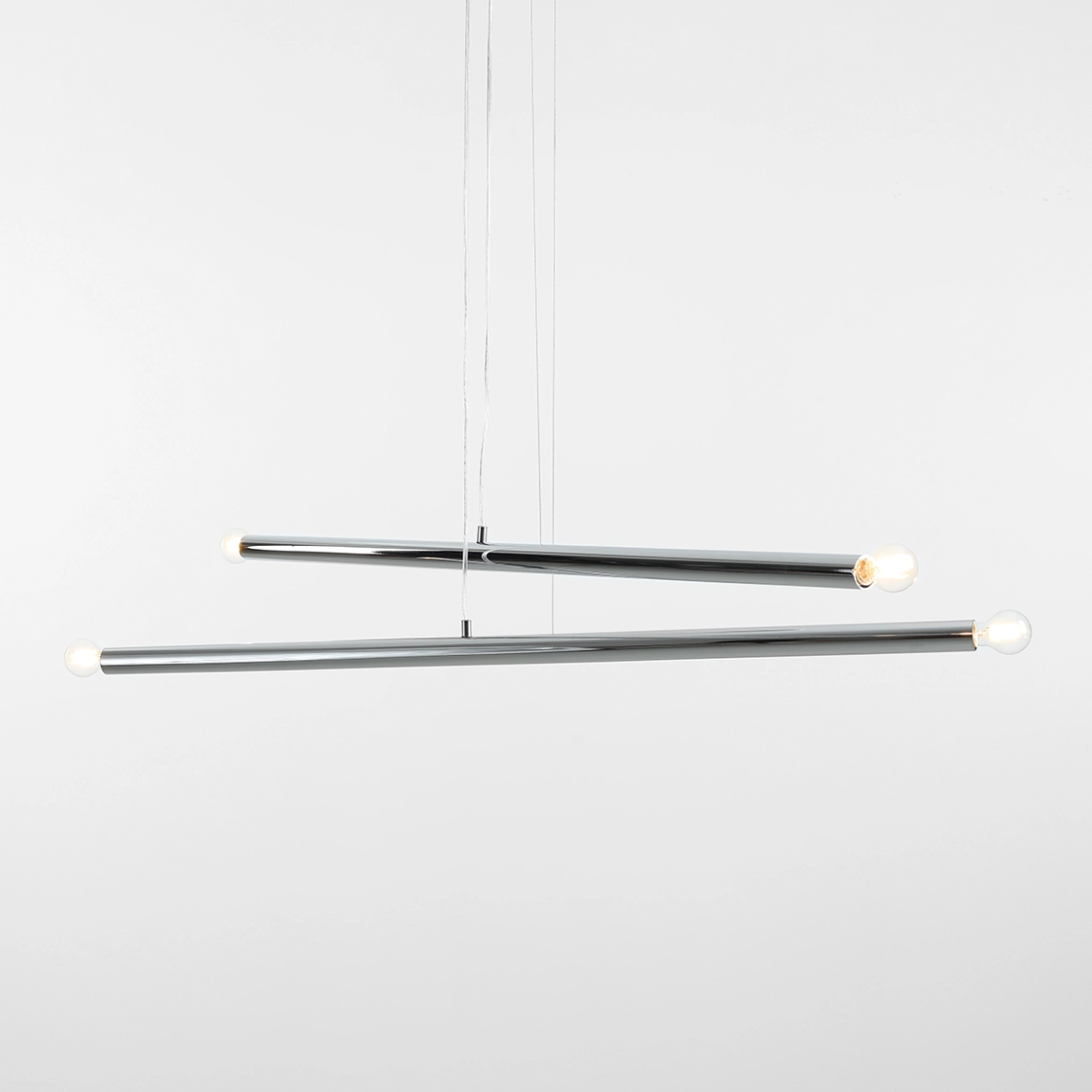 Lampa Wisząca TUBO 4 Chrom 1072L4 Aldex