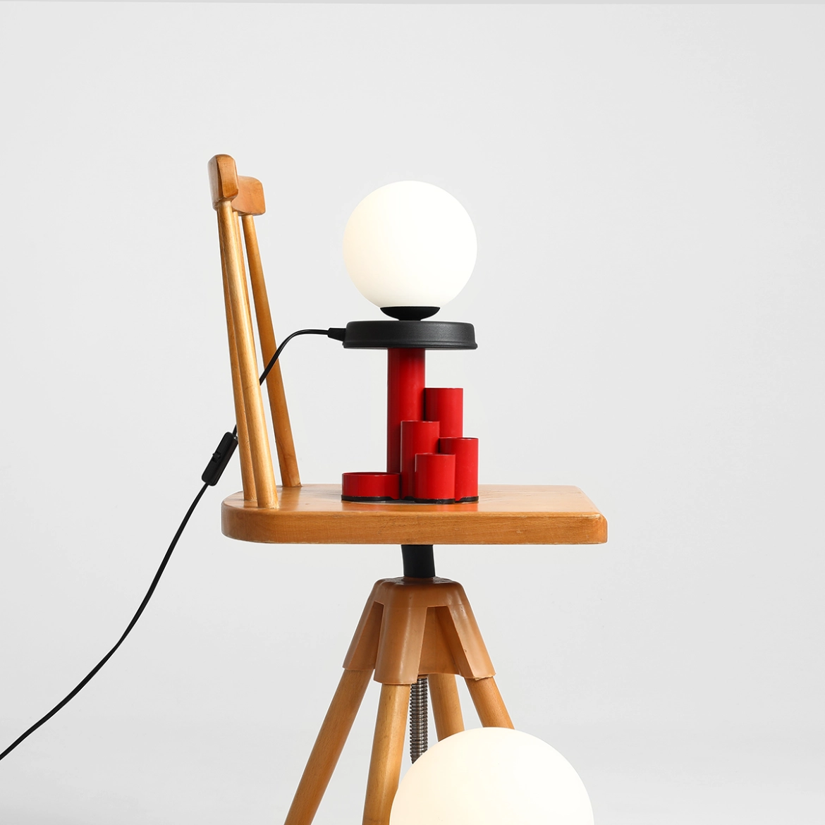 Lampa stołowa BALL black M 1076B1_M ALDEX