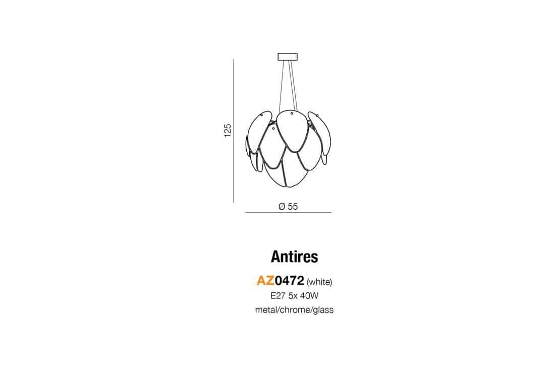 Lampa wisząca ANTIRES AZ2996 AZZARDO