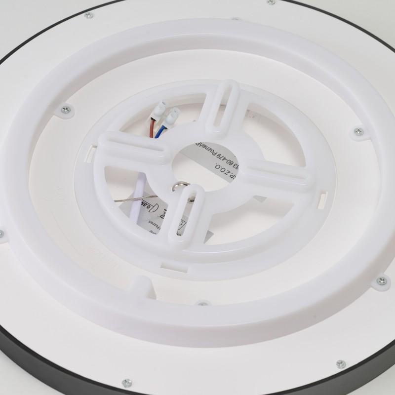 Plafon ARNOR 50 ROUND CCT (30W+20W) BK AZ6543 AZZARDO