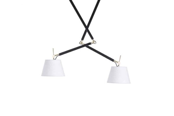 Lampa wisząca ZYTA 2 S PENDANT złota AZ4191+AZ2599+AZ2599 śr.20cm AZZARDO