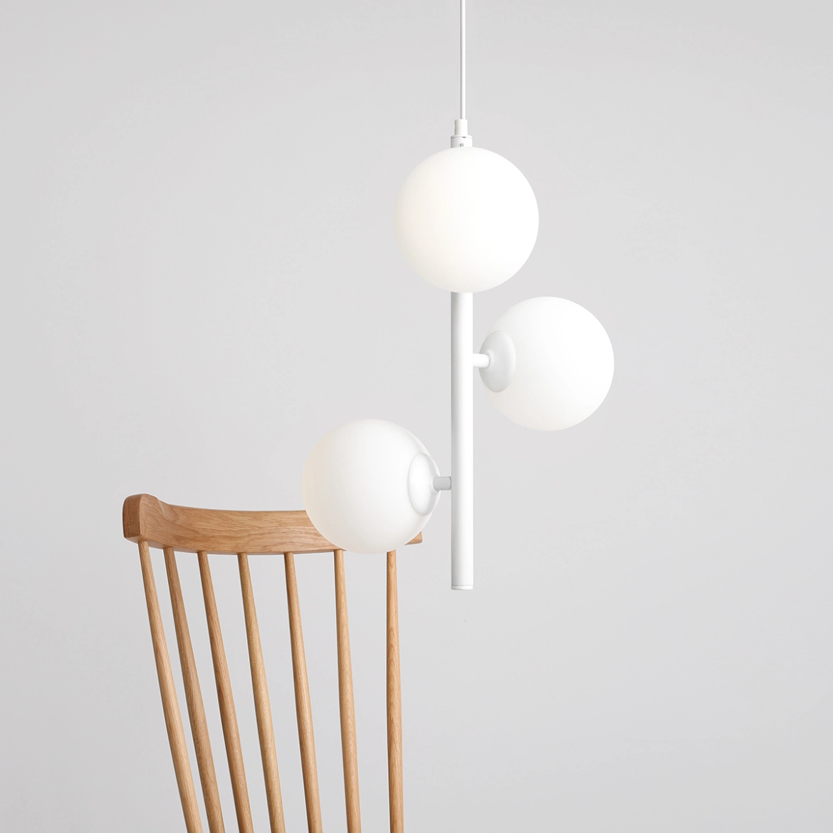 Lampa Wisząca Fin 3 Biały S 1120E_S Aldex