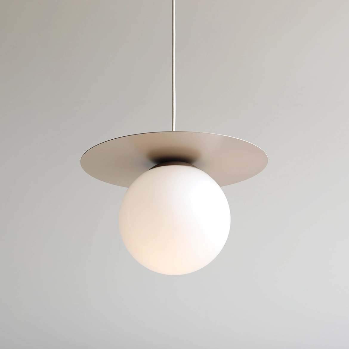 LAMPA WISZĄCA LOOP BEIGE M 1125G17_M Aldex