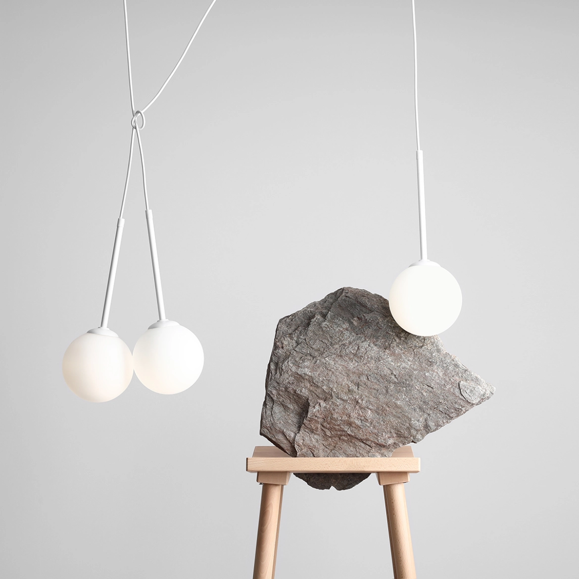 LAMPA WISZĄCA BOSSO 3 WHITE 1087E ALDEX