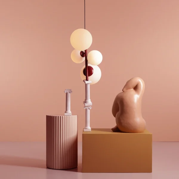 BLOOM 4 RED WINE 1091L15 Lampa wisząca #colours Aldex