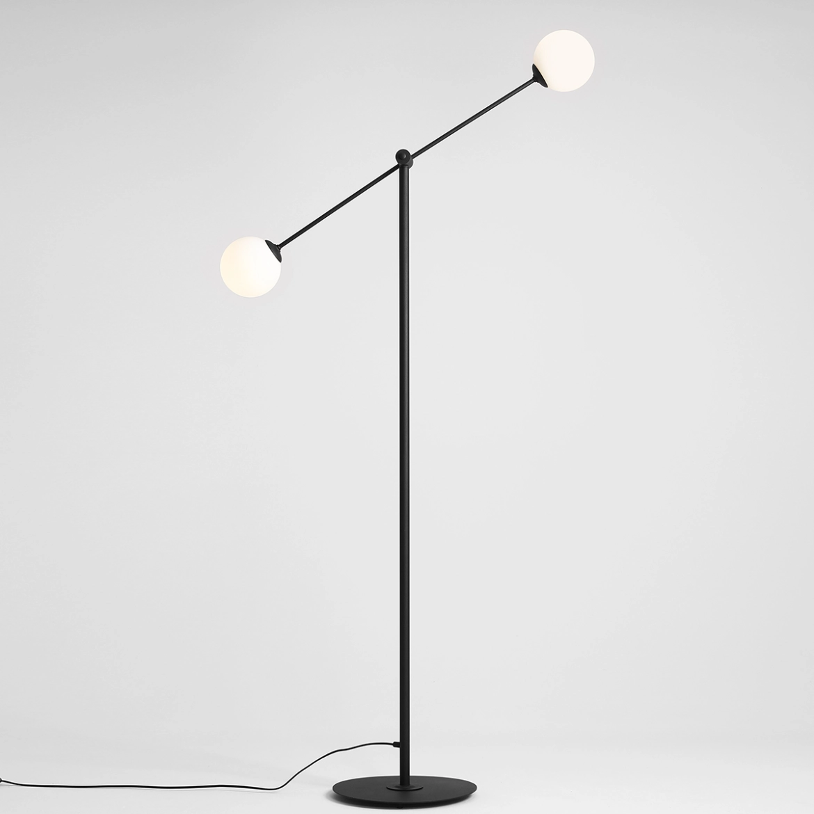 LAMPA STOJĄCA OHIO BLACK 1081A1 ALDEX