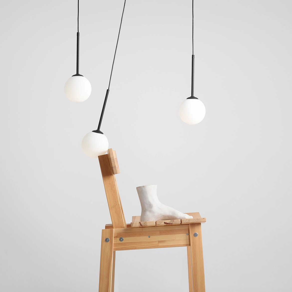 LAMPA WISZĄCA BOSSO 3 BLACK 1087E_1 ALDEX