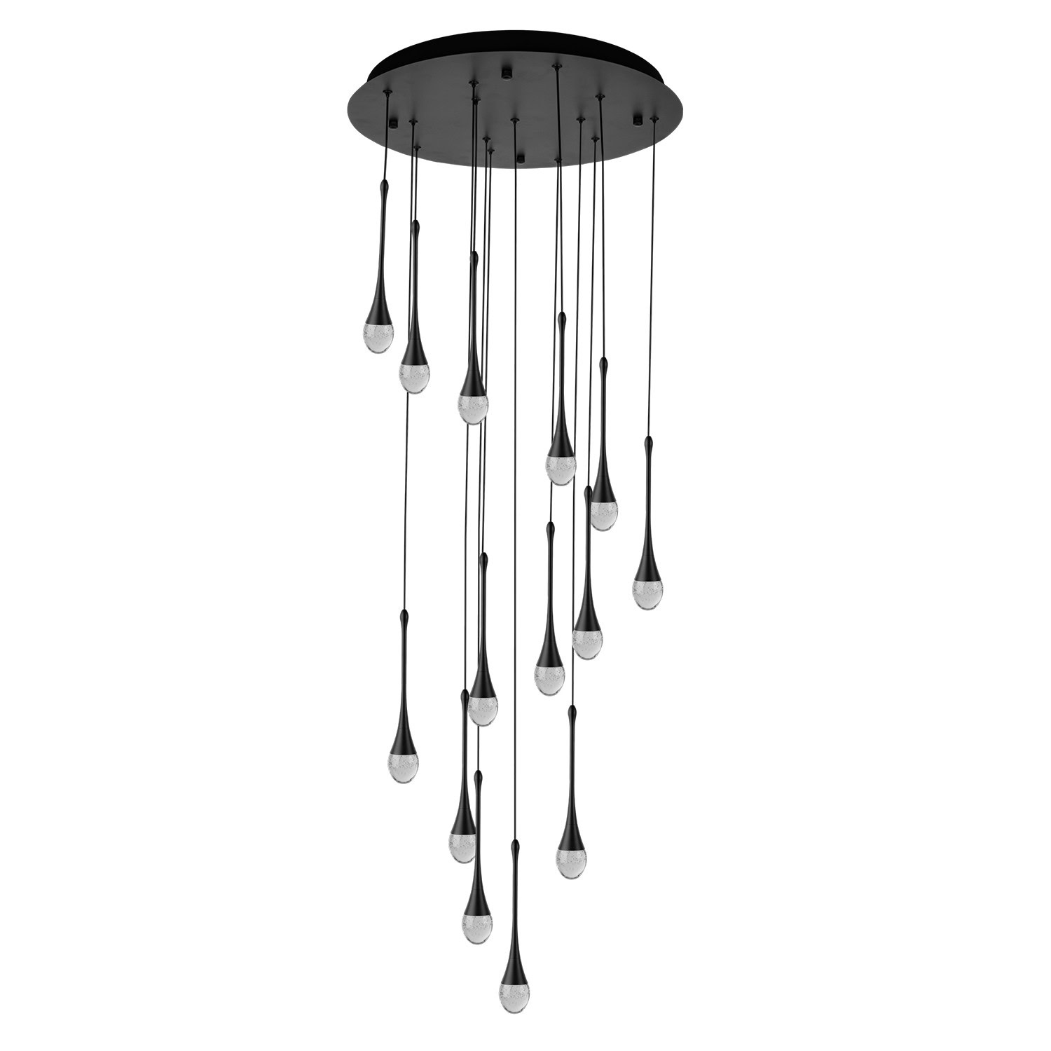 Lampa wisząca DALMA 14 BK czarna AZ6011 AZZARDO