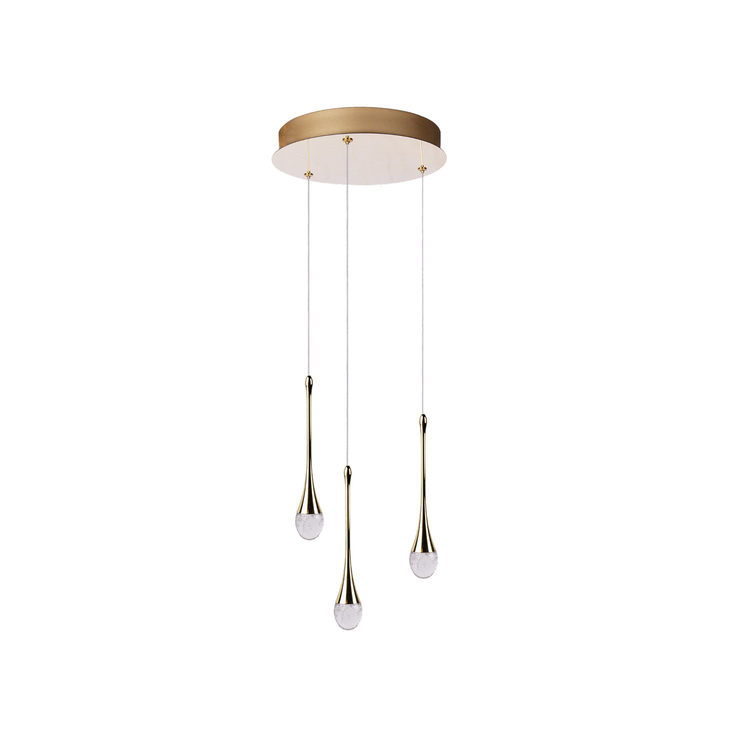 Lampa wisząca DALMA 3 GD złota AZ6010 AZZARDO