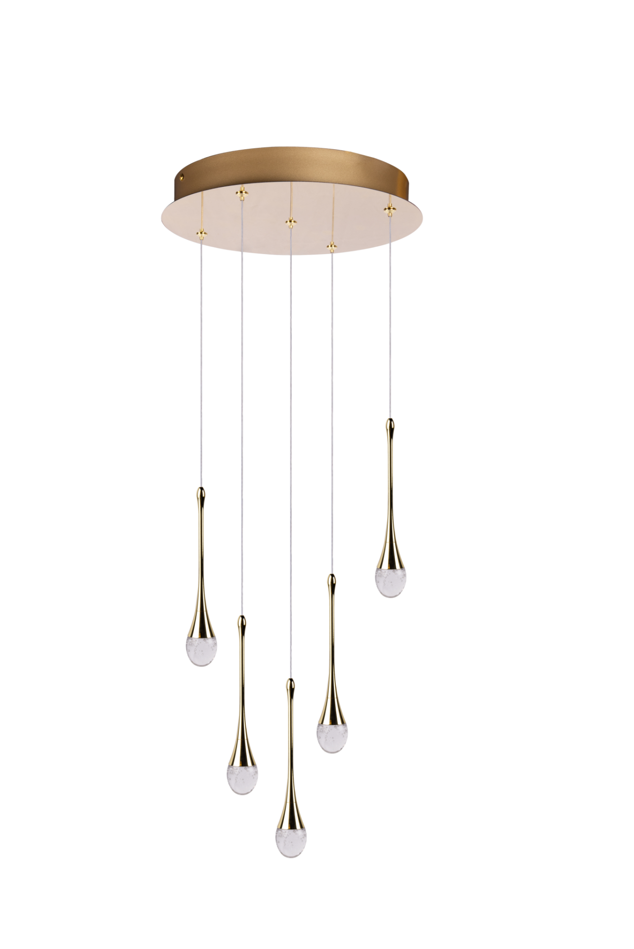 Lampa wisząca DALMA 5 GD złota AZ6008 AZZARDO