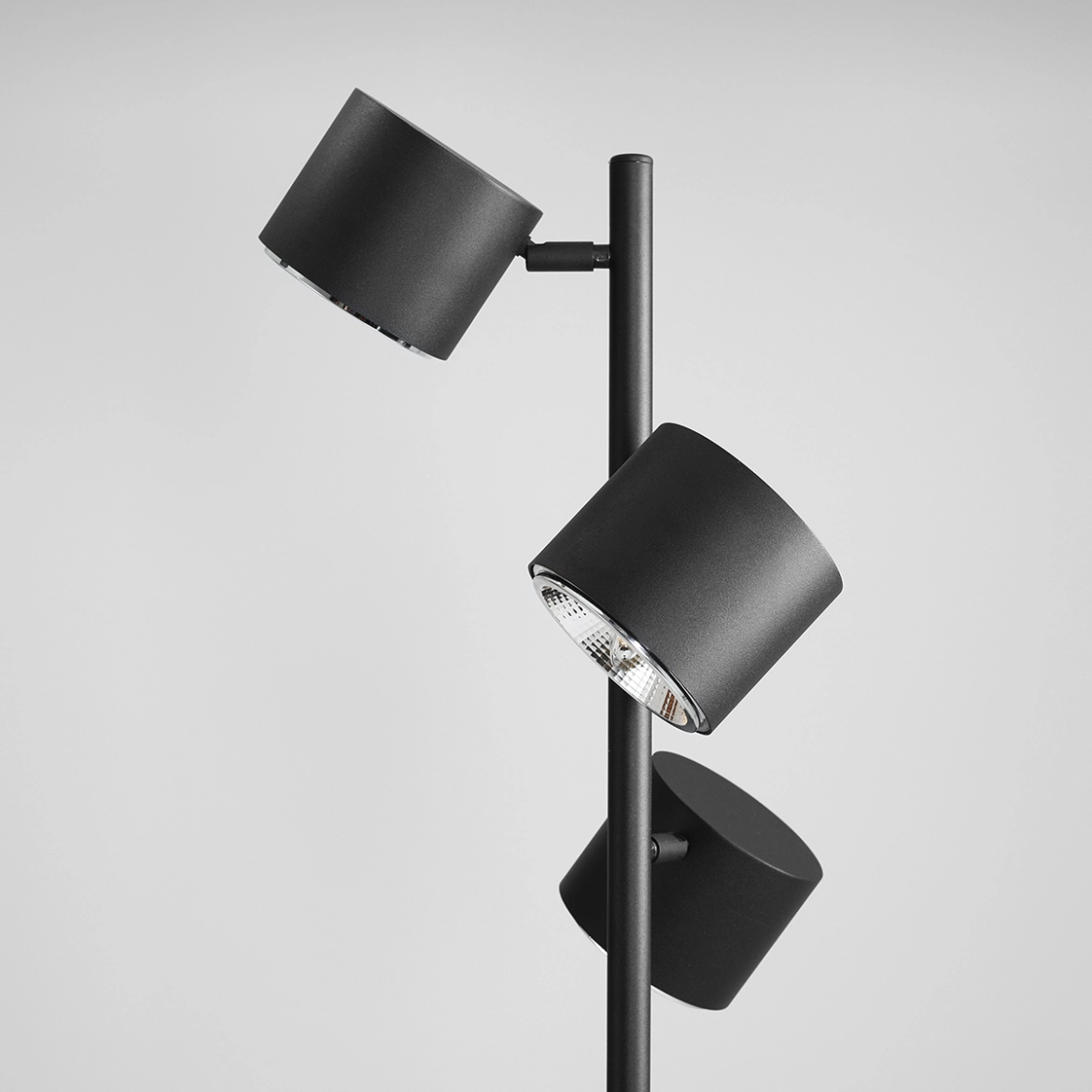 LAMPA PODŁOGOWA 3 PŁ. BOT BLACK 1047A ALDEX