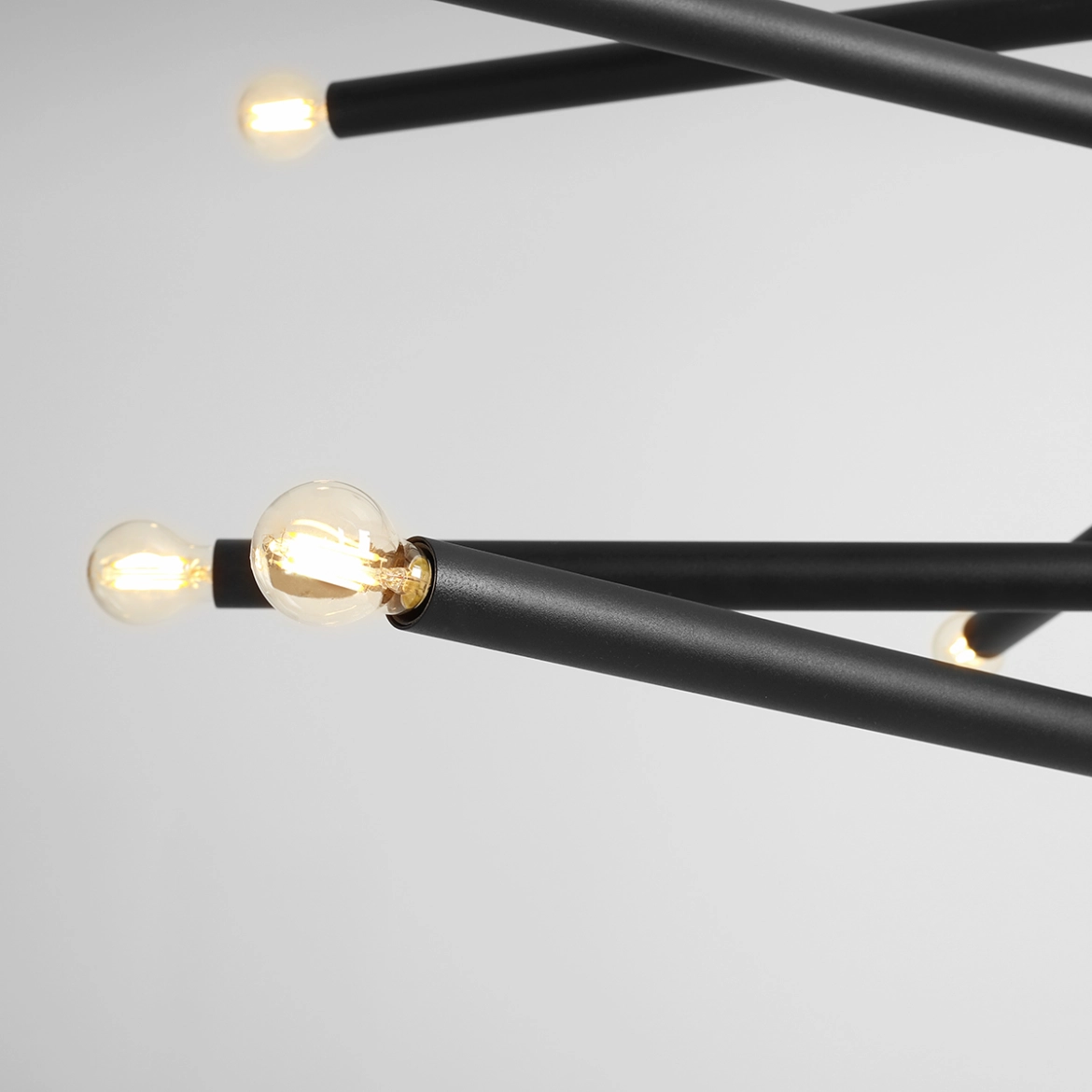 ŻYRANDOL 10-PŁ TUBO BLACK 1072M1 ALDEX