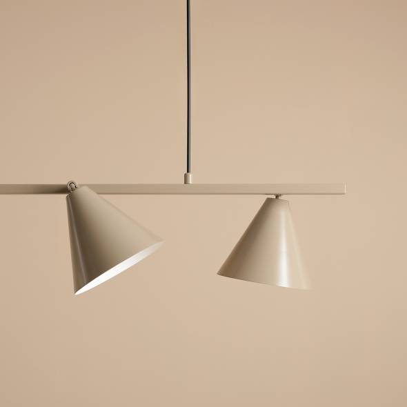 LAMPA WISZĄCA FORM 4 BEIGE 1108L17 Aldex