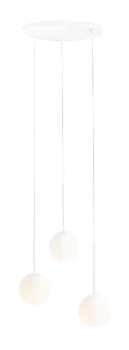 LAMPA WISZĄCA BOSSO 3 RING WHITE 1087E_R ALDEX