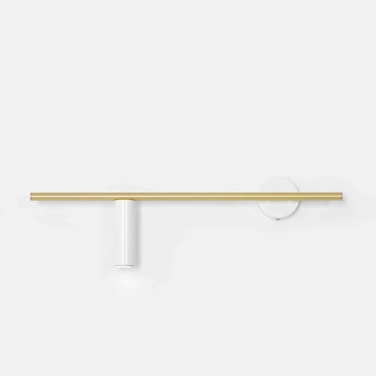 KINKIET TREVO White BRASS 1097C40 ALDEX