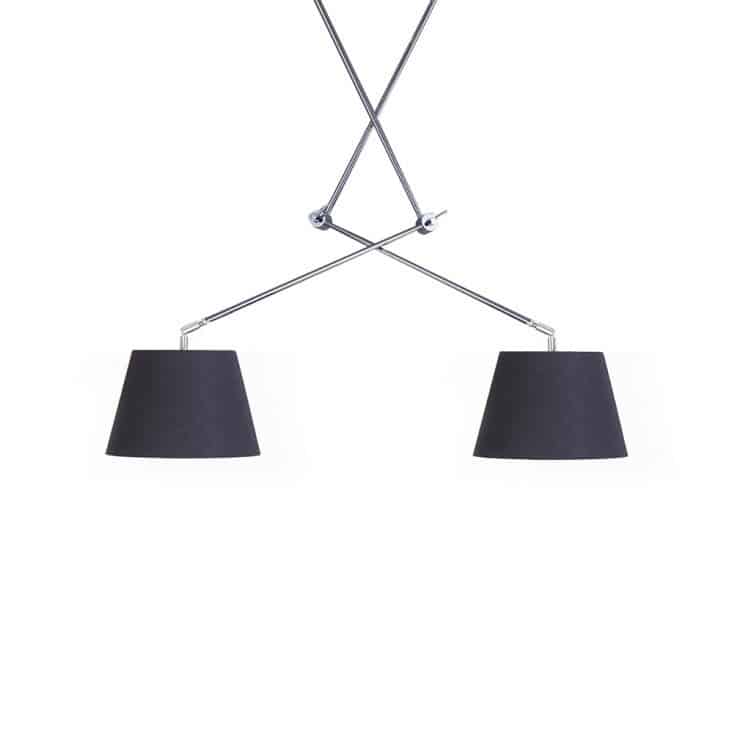 Lampa wisząca ADAM 2S PENDANT black AZ1842+AZ2600 śr.26cm AZZARDO