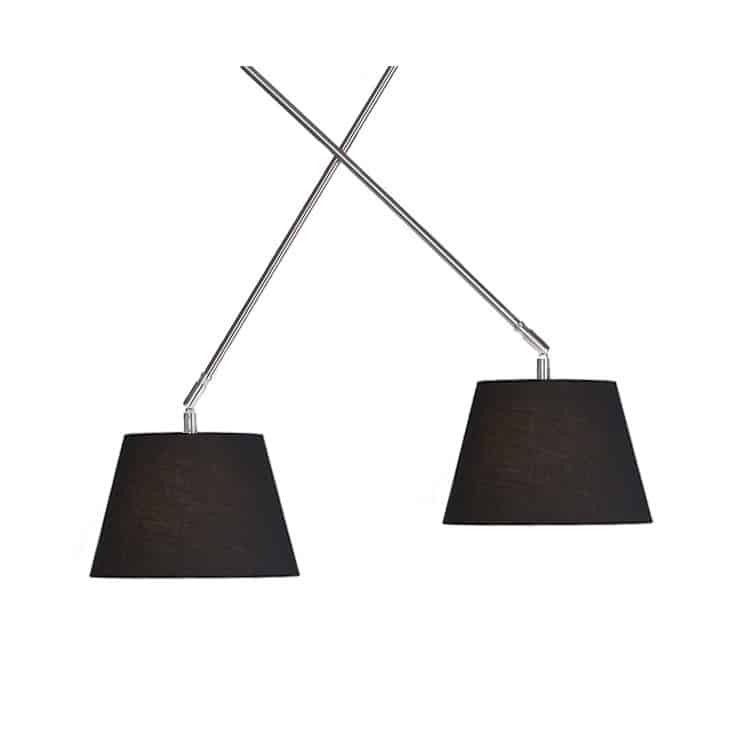 Lampa wisząca ADAM 2S PENDANT black AZ1842+AZ2600 śr.26cm AZZARDO