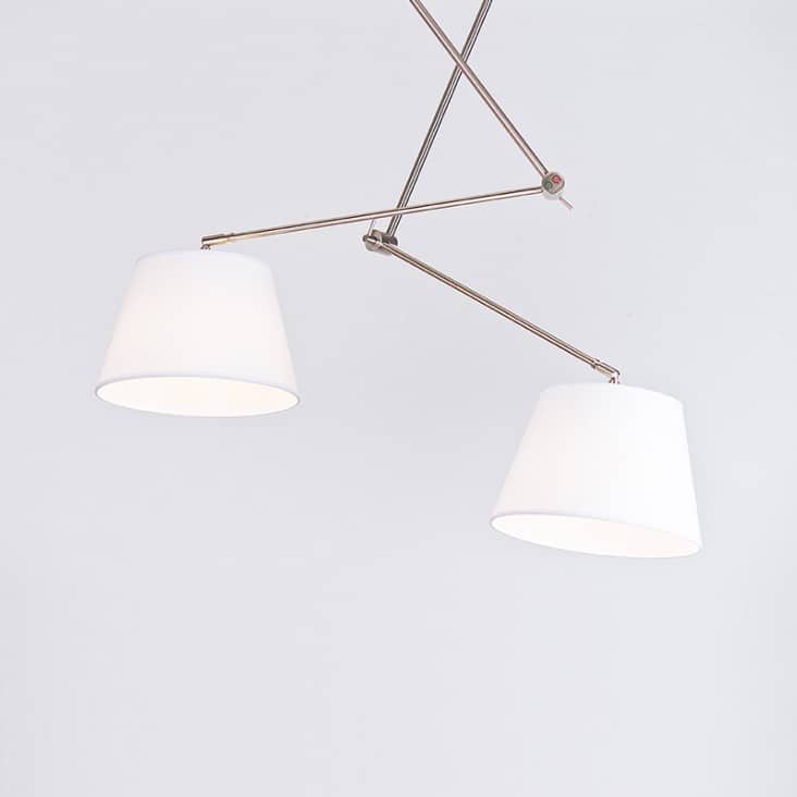 Lampa wisząca ADAM 2S PENDANT white AZ1842+AZ2588 śr.30cm AZZARDO