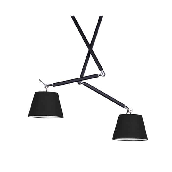 Lampa wisząca ZYTA 2 S PENDANT black AZ1846+AZ2586 śr.30cm AZZARDO