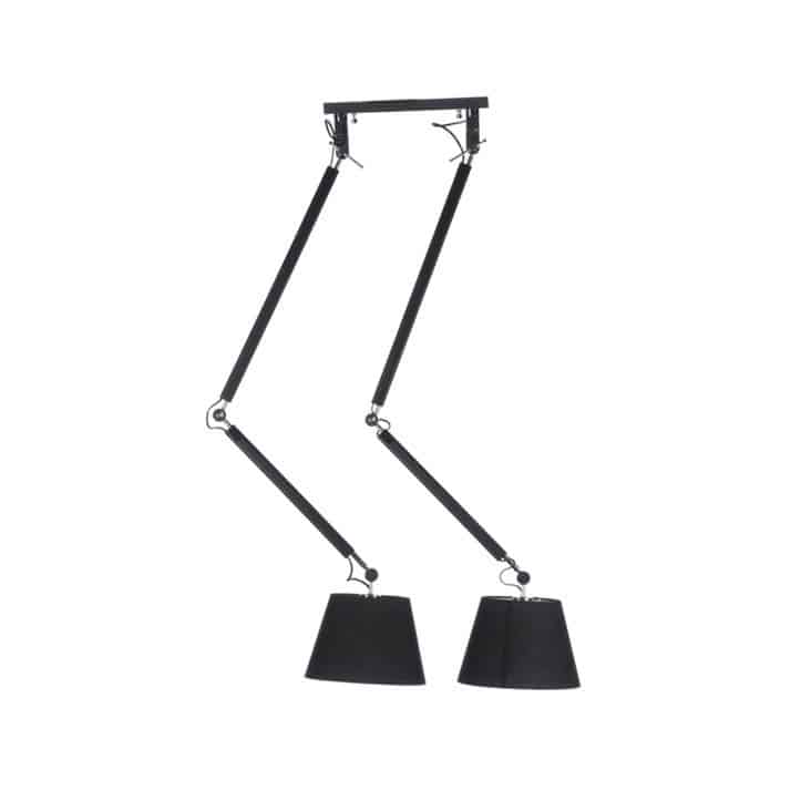 Lampa wisząca ZYTA 2 S PENDANT black AZ1846+AZ2586 śr.30cm AZZARDO