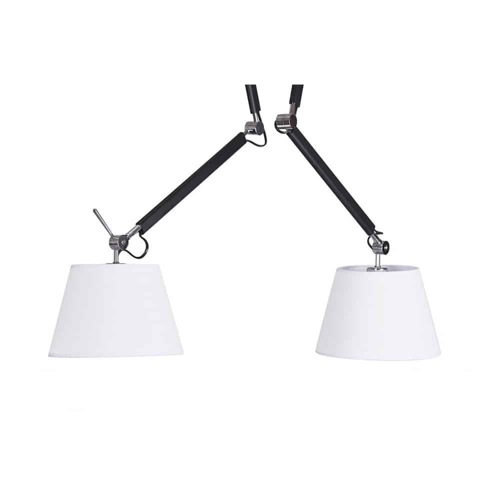 Lampa wisząca ZYTA 2 S PENDANT white AZ1846+AZ2602 śr.26cm AZZARDO
