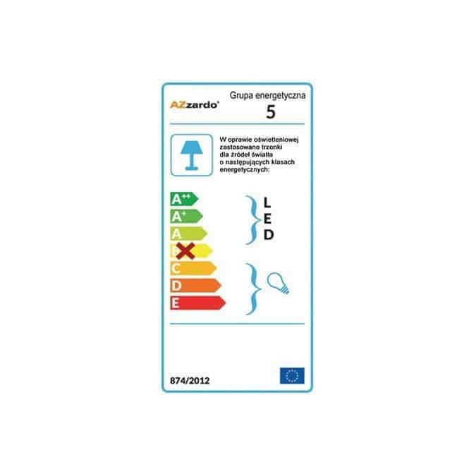 Kinkiet Livio 2 AZ0776 Black AZZARDO ----wysyłka 24H ----