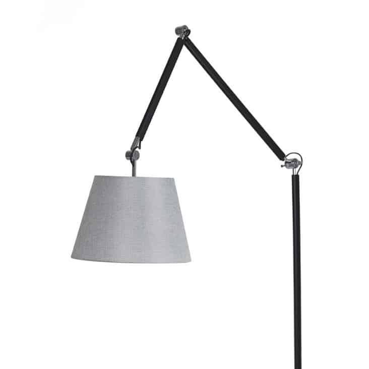 Lampa podłogowa ZYTA FLOOR grey AZ1849+AZ2583 śr.30cm AZZARDO