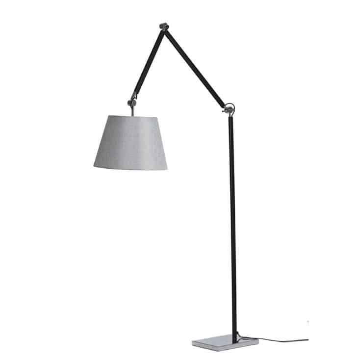 Lampa podłogowa ZYTA FLOOR grey AZ1849+AZ2583 śr.30cm AZZARDO