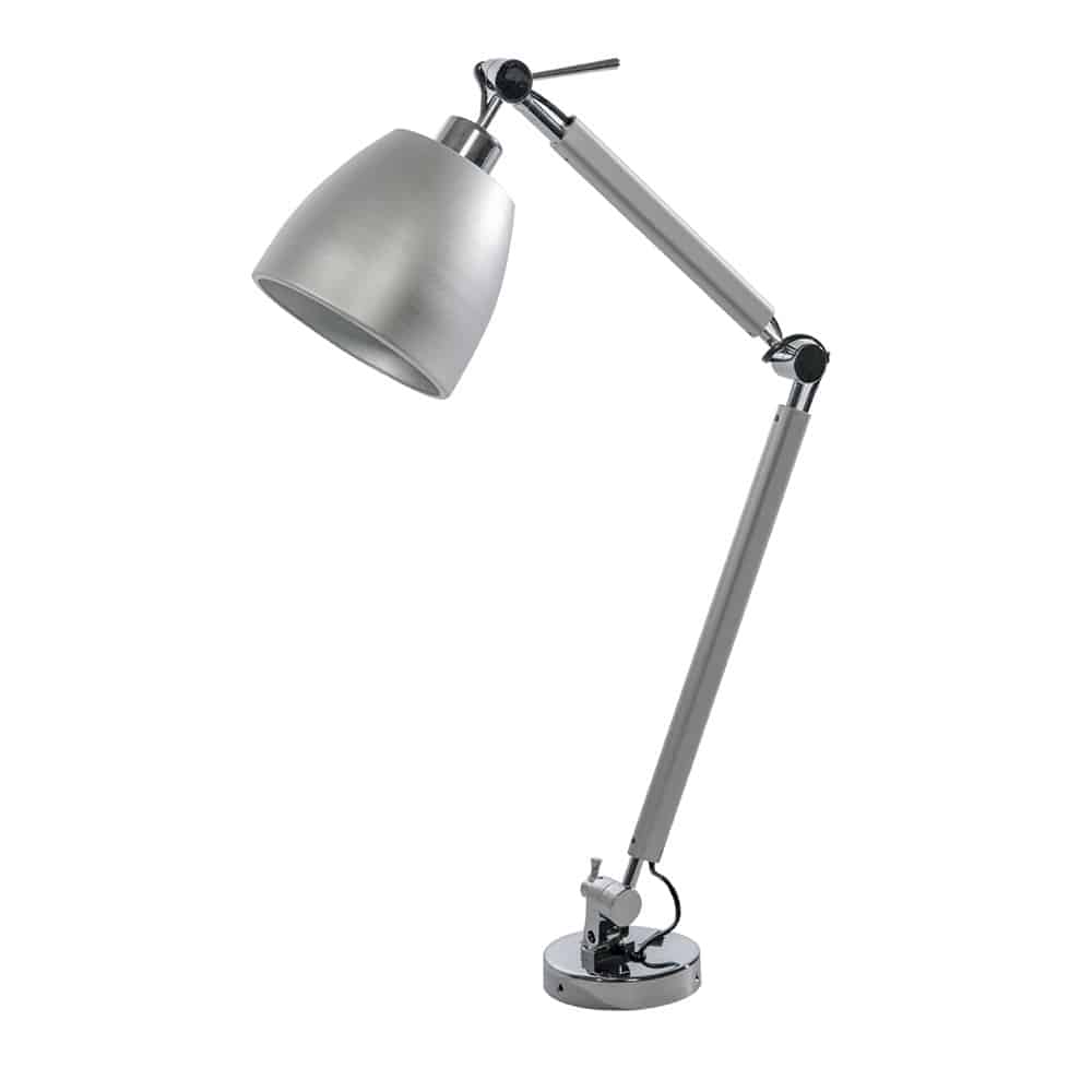 Lampa stołowa ZYTA S TABLE ALU aluminium AZ2307+AZ2596 śr.33cm AZZARDO