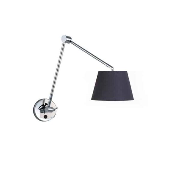 Kinkiet ADAM WALL S black AZ1843+AZ2603 śr. 36cm AZZARDO