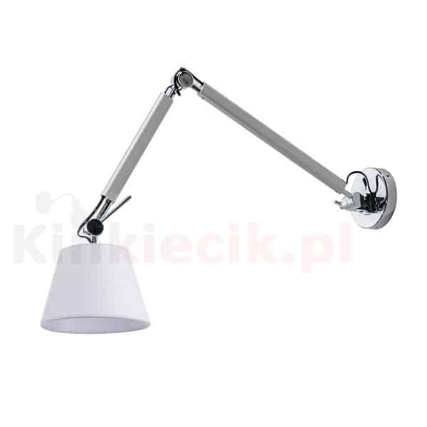 Kinkiet ZYTA WALL S ALU white AZ2295+AZ2599 śr.20cm AZZARDO