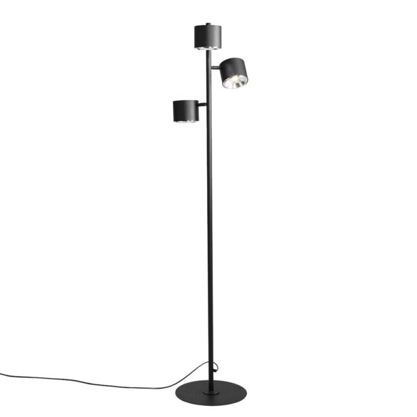 LAMPA PODŁOGOWA 3 PŁ. BOT BLACK 1047A ALDEX