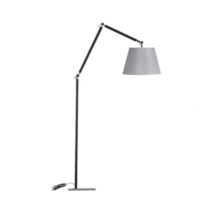 Lampa podłogowa ZYTA FLOOR grey AZ1849+AZ2583 śr.30cm AZZARDO