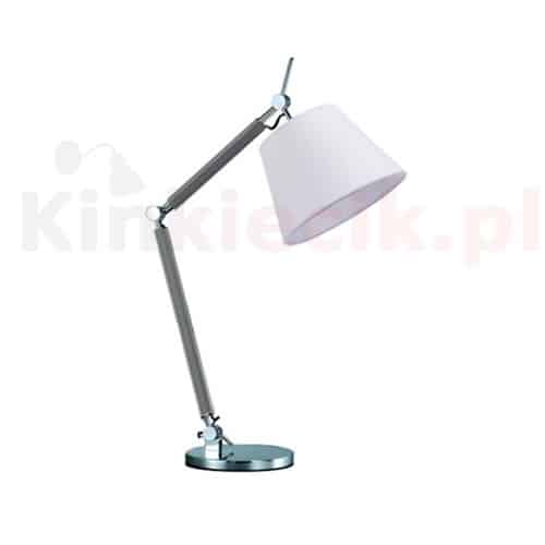 Lampa stołowa ZYTA S TABLE ALU white AZ2307+AZ2599 śr.20cm AZZARDO