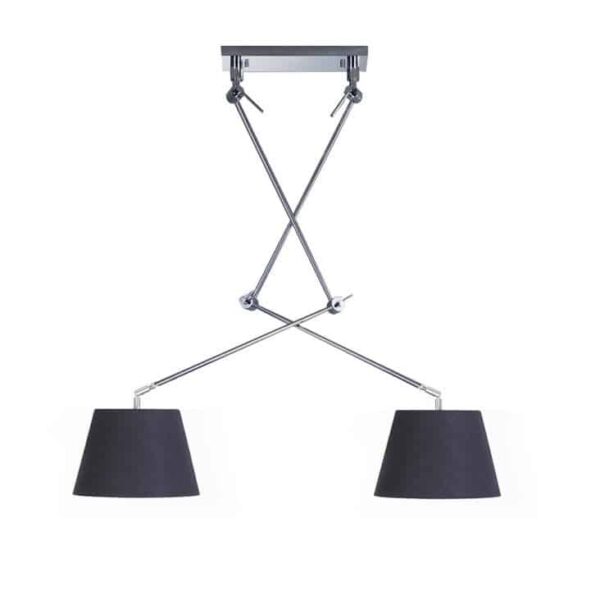Lampa wisząca ADAM 2S PENDANT black AZ1842+AZ2603 śr.36cm AZZARDO