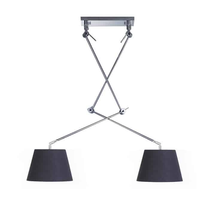 Lampa wisząca ADAM 2S PENDANT black AZ1842+AZ2603 śr.36cm AZZARDO