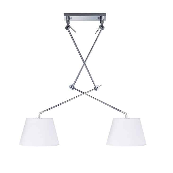 Lampa wisząca ADAM 2S PENDANT white AZ1842+AZ2588 śr.30cm AZZARDO