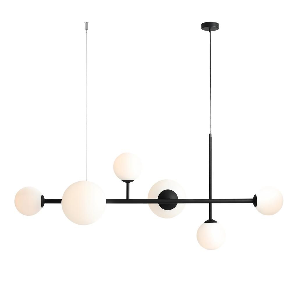 Lampa wisząca DIONE 6 black 1092K1 ALDEX