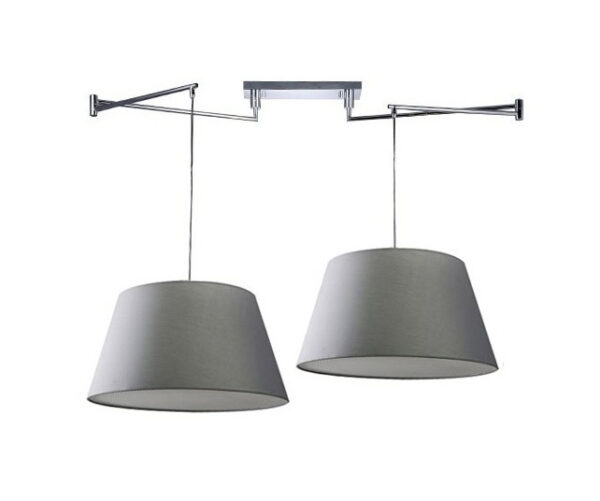 Lampa wisząca NATALIA 2 S GREY ----wysyłka 24H-----AZ1923+AZ2591 AZZARDO