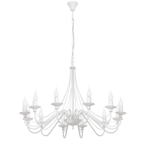 Lampa wisząca RÓŻA BIAŁA 397R ALDEX