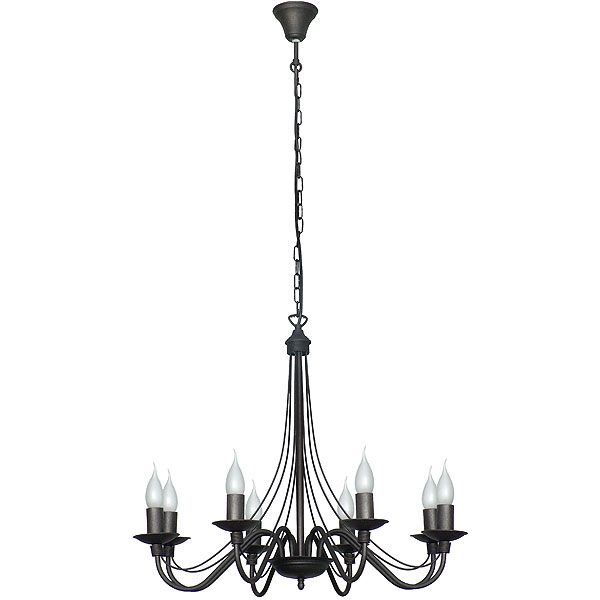 Lampa wisząca RÓŻA CZARNA 397P1 ALDEX