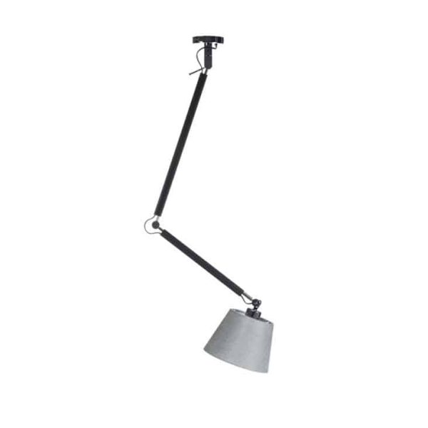 Lampa wisząca ZYTA S PENDANT grey AZ1845+AZ2598 śr.20cm AZZARDO