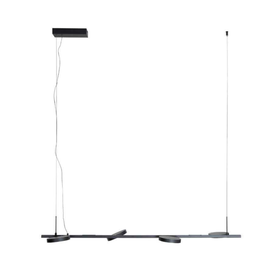 Lampa Wisząca Ibiza IV Czarna P0529 MaxLight