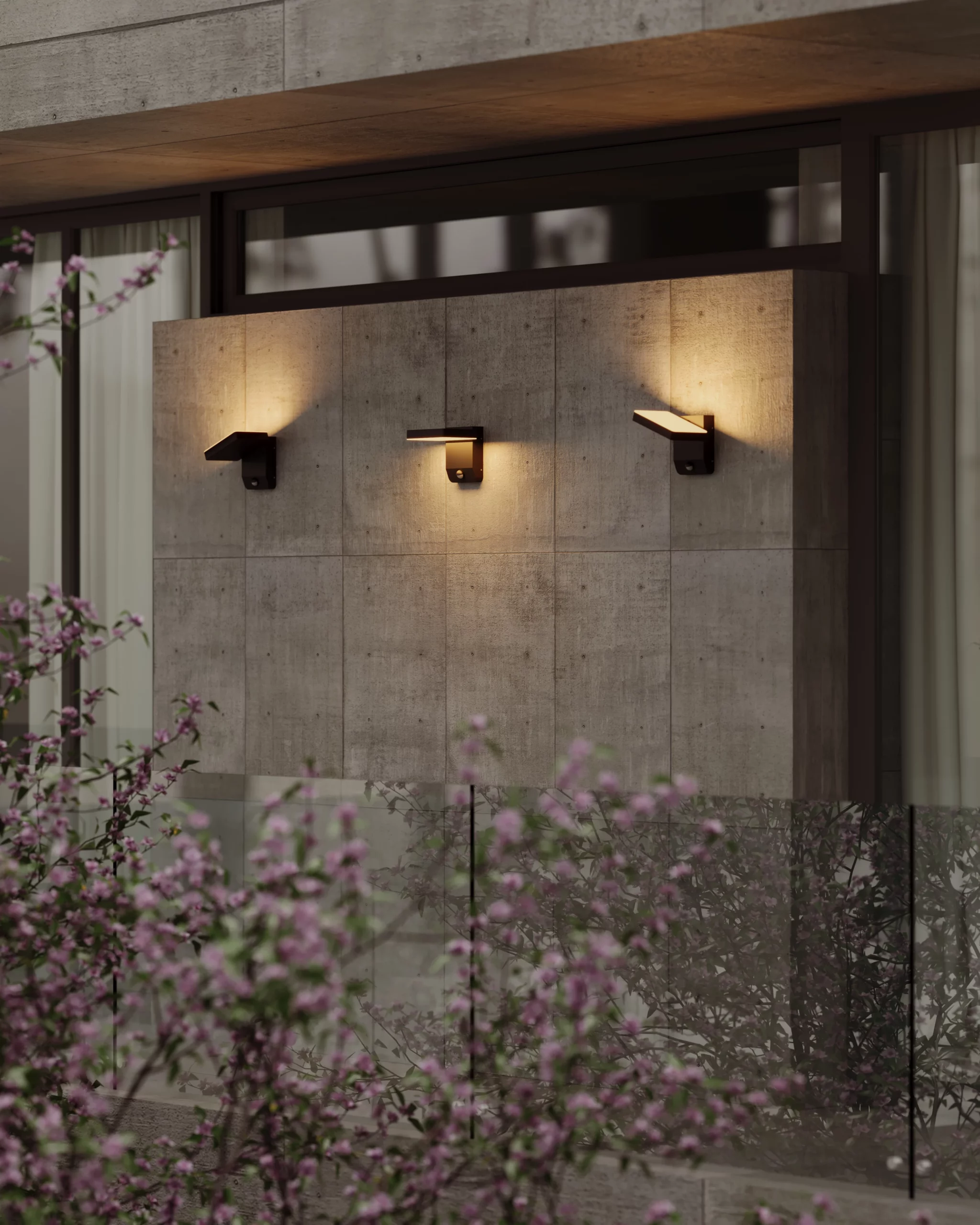 Lampa Zewnętrzna Z Czujnikiem Ruchu Ladis 20W Czarny IP65 W0471 MaxLight