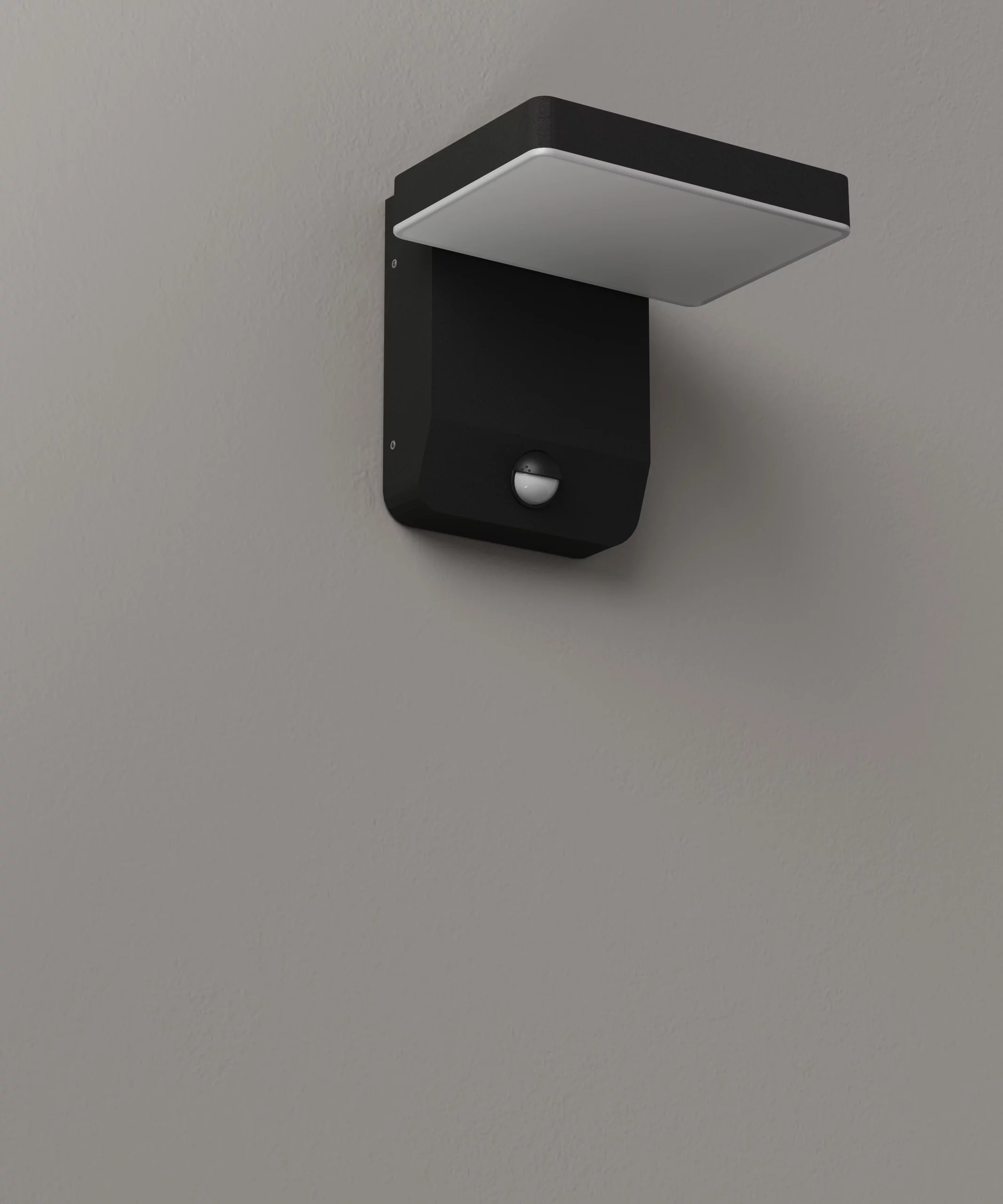 Lampa Zewnętrzna Z Czujnikiem Ruchu Ladis 20W Czarny IP65 W0471 MaxLight
