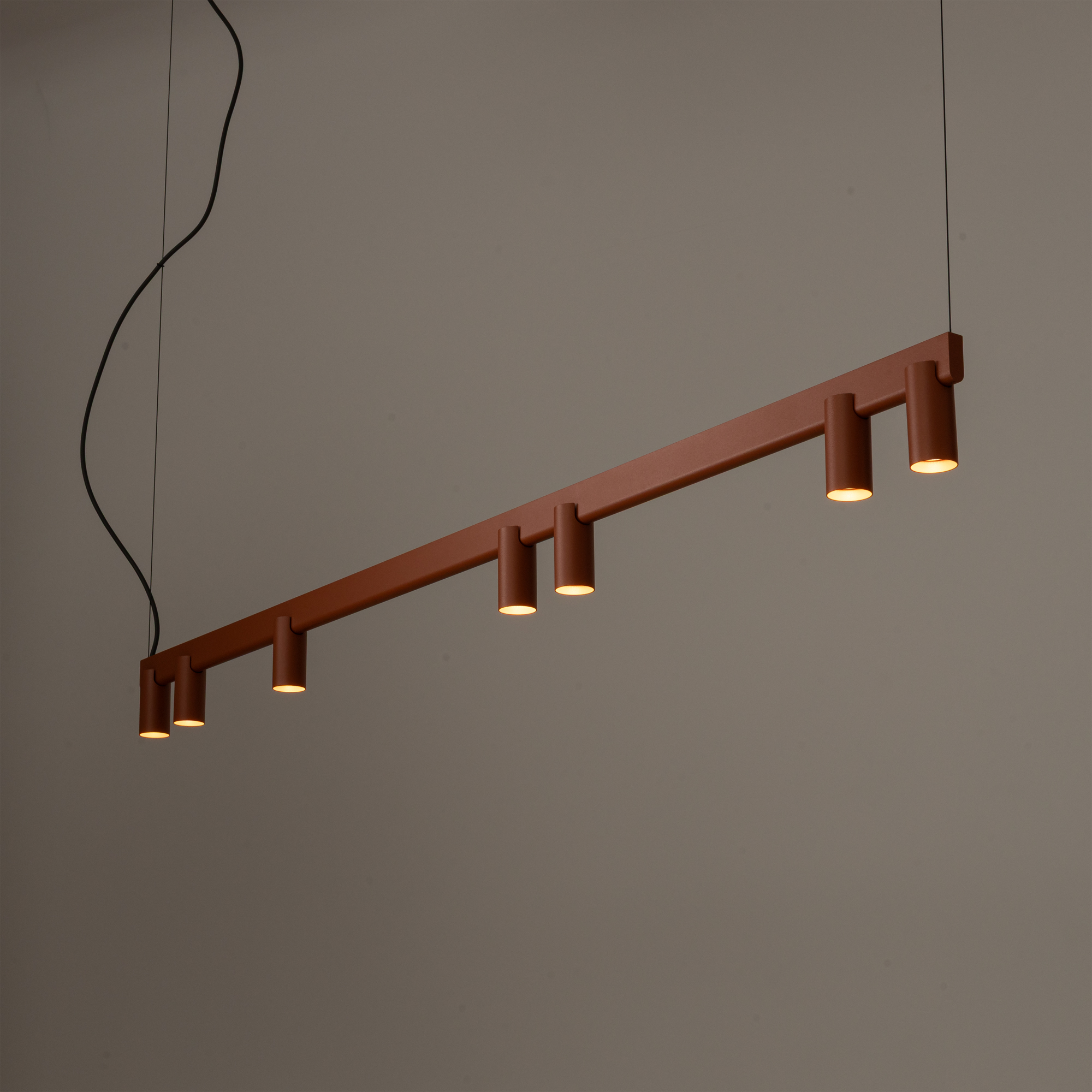 Lampa wisząca FOURTY LINE LED XI terakota 12423 Nowodvorski