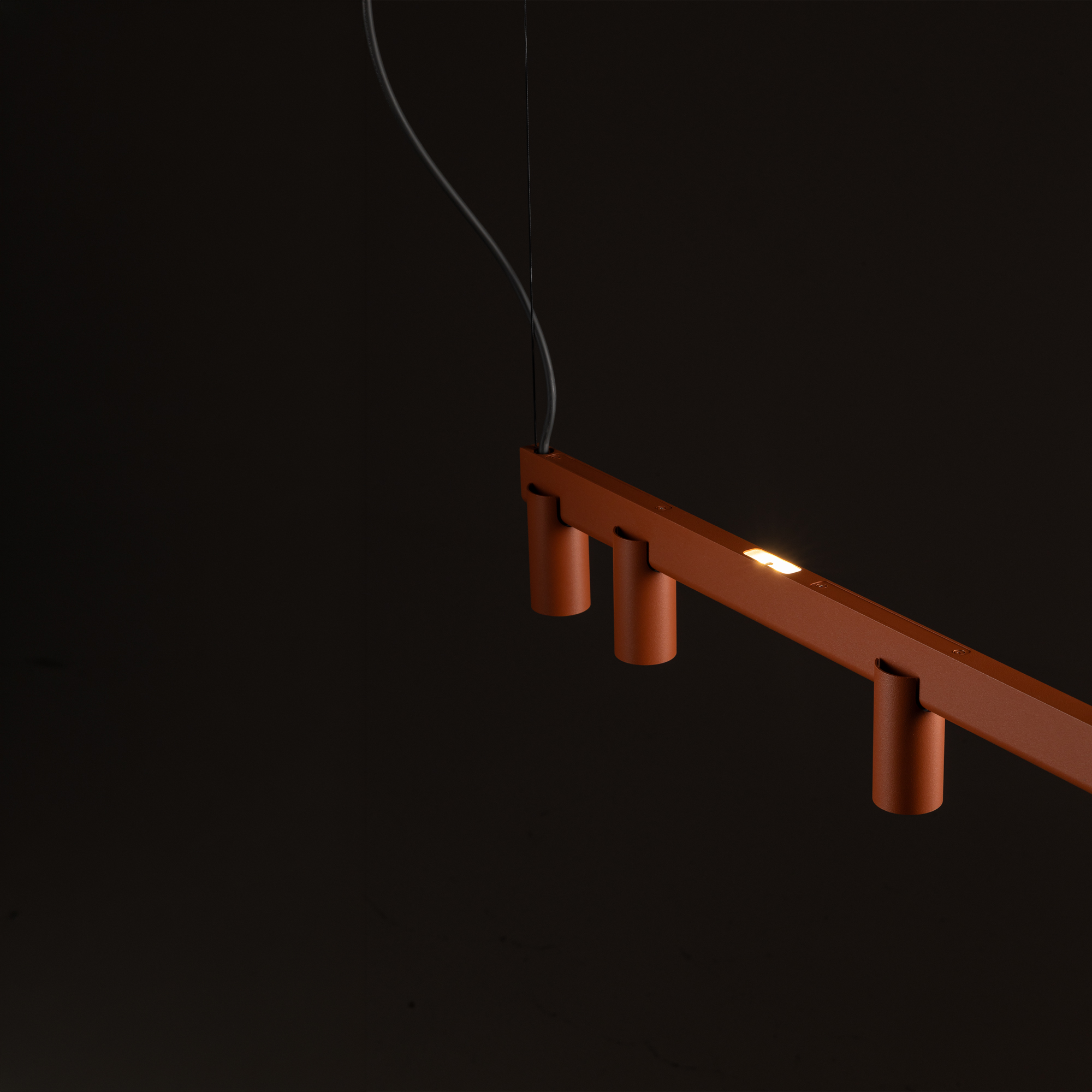 Lampa wisząca FOURTY LINE LED XI terakota 12423 Nowodvorski
