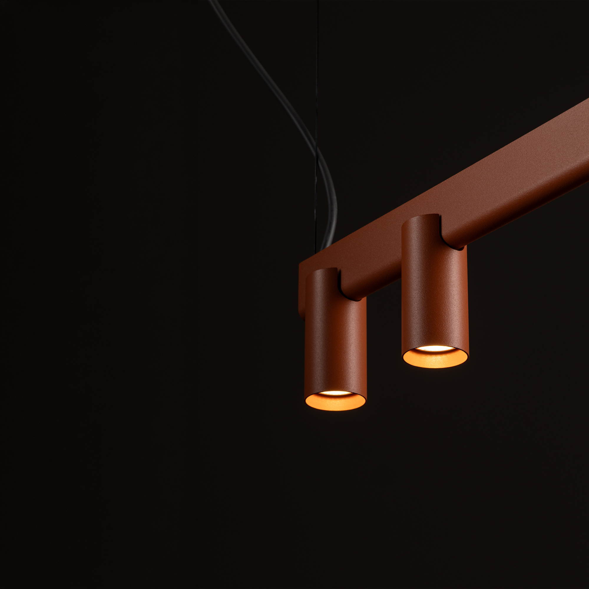 Lampa wisząca FOURTY LINE LED XI terakota 12423 Nowodvorski