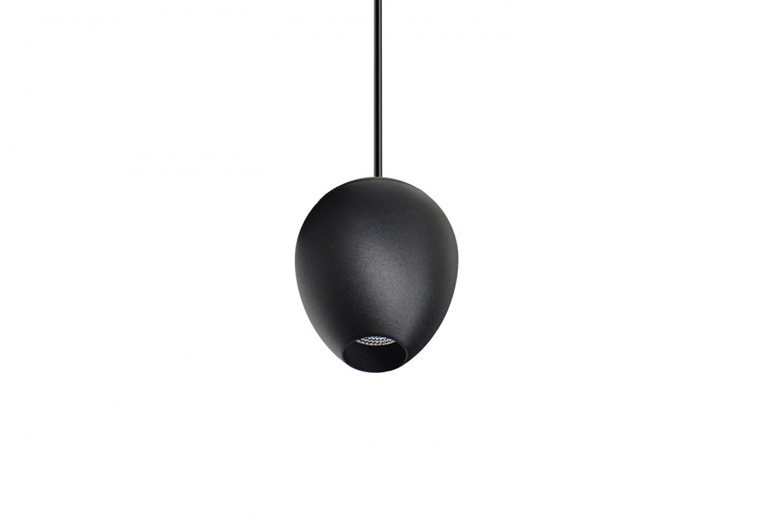 Lampa wisząca OVUM 1 PENDANT SPOT czarna AZ3096 Azzardo